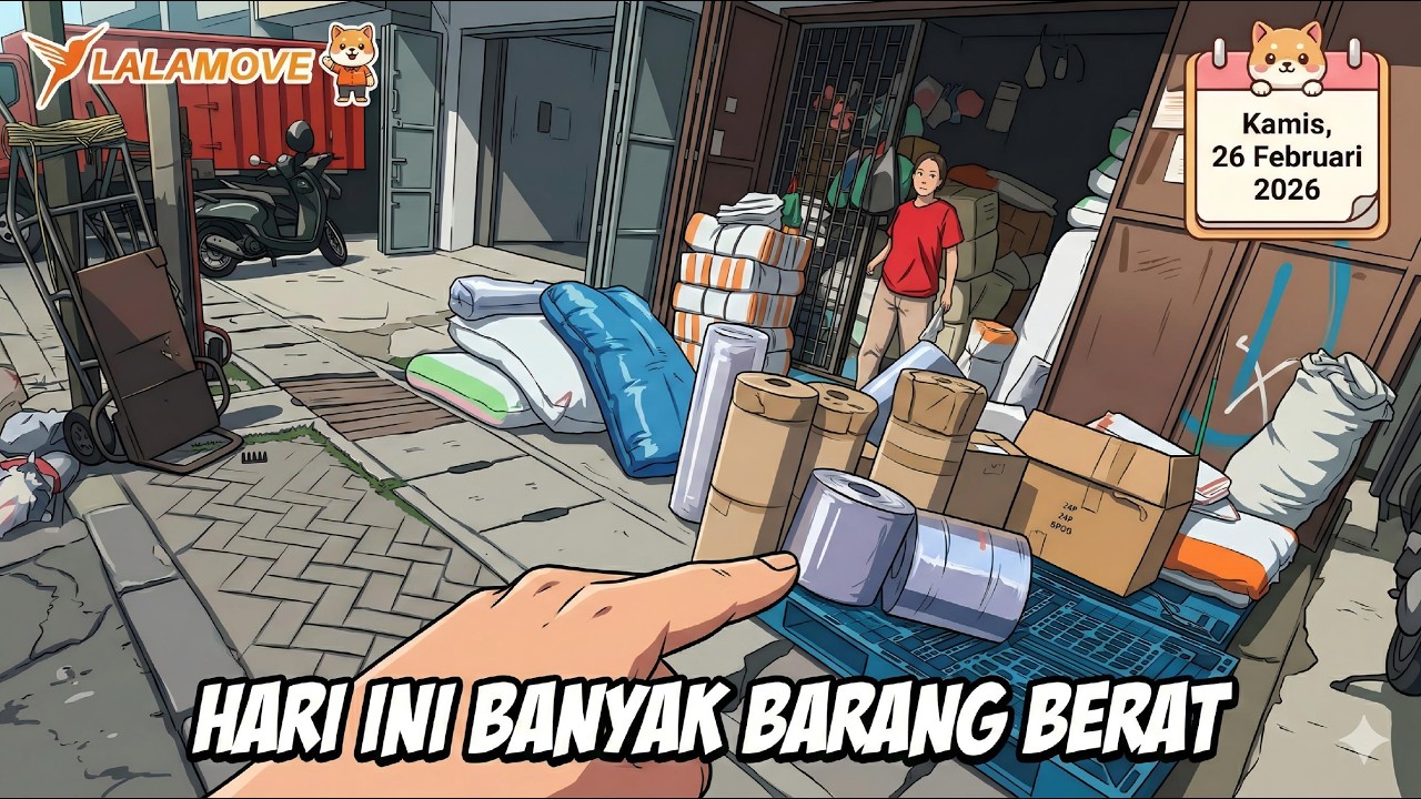 HARI INI #LALAMOVE BAWA BARANG BERAT TERUS | Kamis 26 Februari 2026