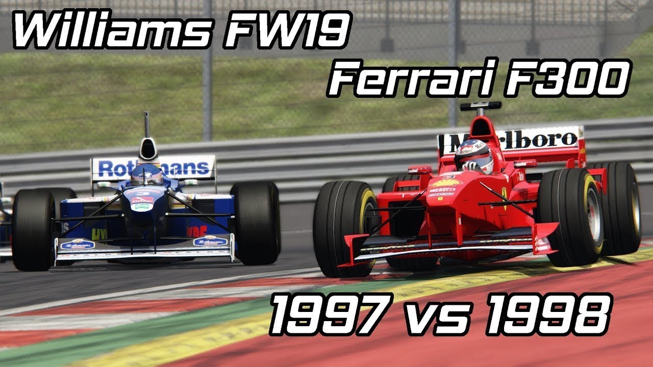 F1 1998 vs 1997 | Battle between Schumacher and Villeneuve [Assetto Corsa]
