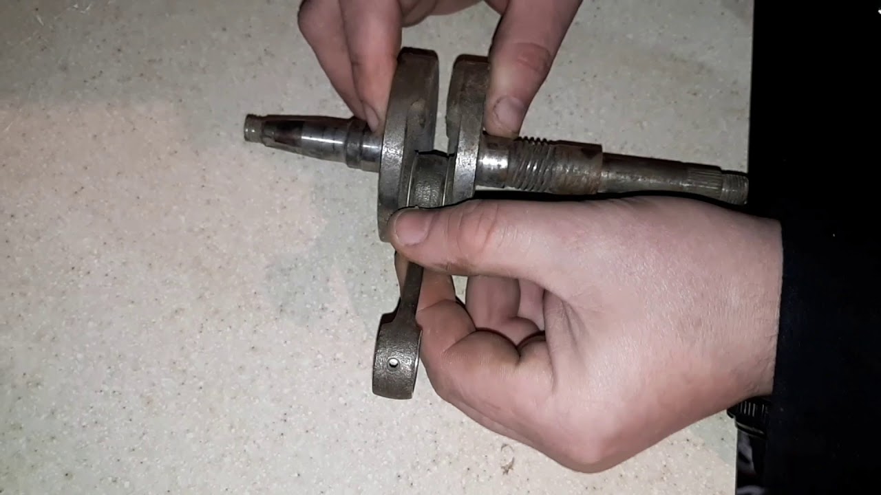 Как проверить коленвал скутера