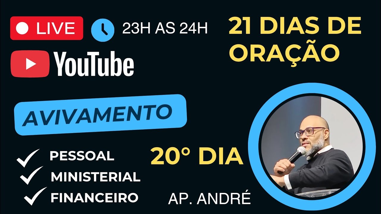 Campanha de oração de 21 dias | 20° Dia