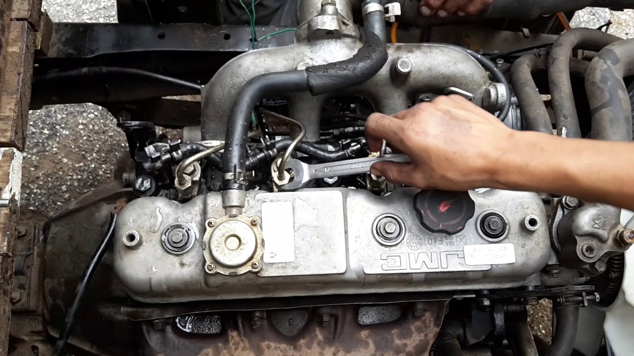 Motor JMC 2.8 pierde compresión por un Inyector