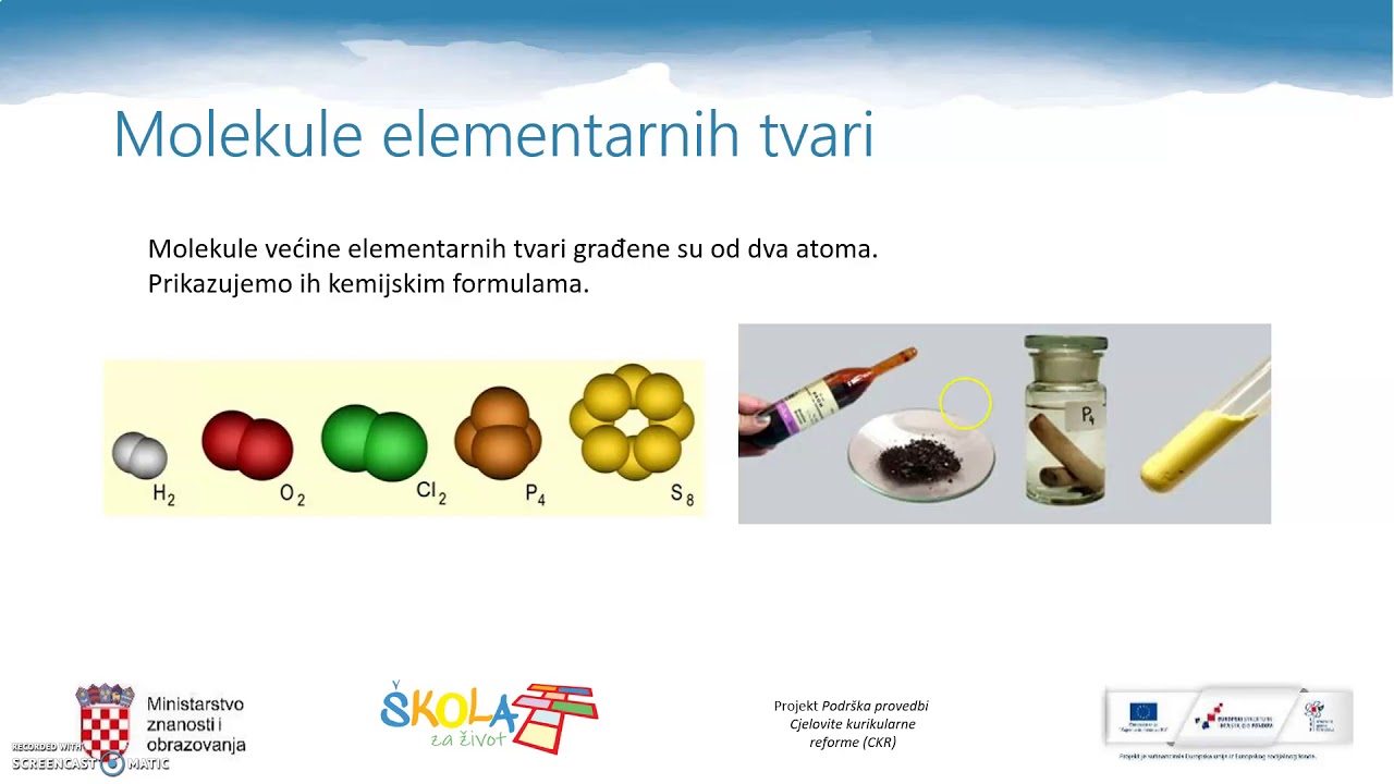Kemija 7. r. - Građa elementarnih tvari