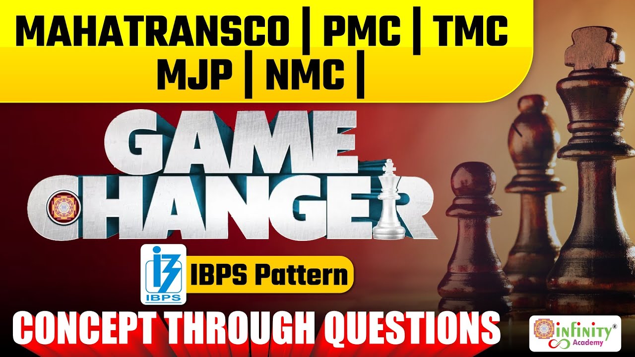 Game Changer | Questions | ibps pattern | Mahatransco | PMC | TMC | MJP | NMC |