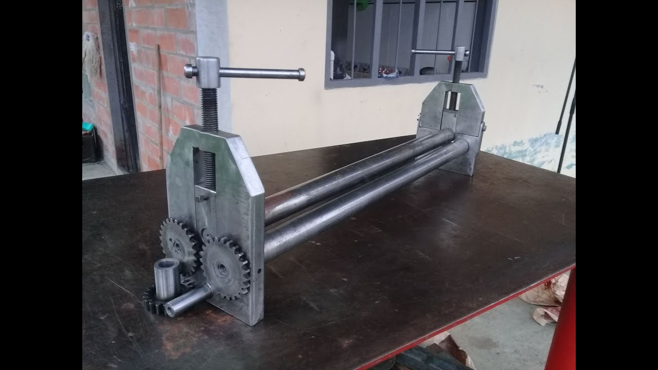 Como hacer una roladora de chapa (parte 1.) /Laminating machine.