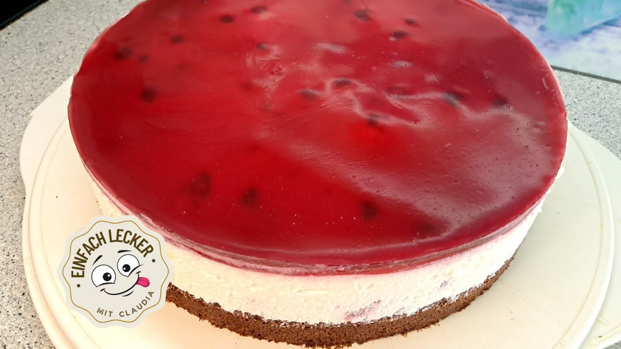 Philadelphia-Kirsch-Torte 🍒mit Quark 