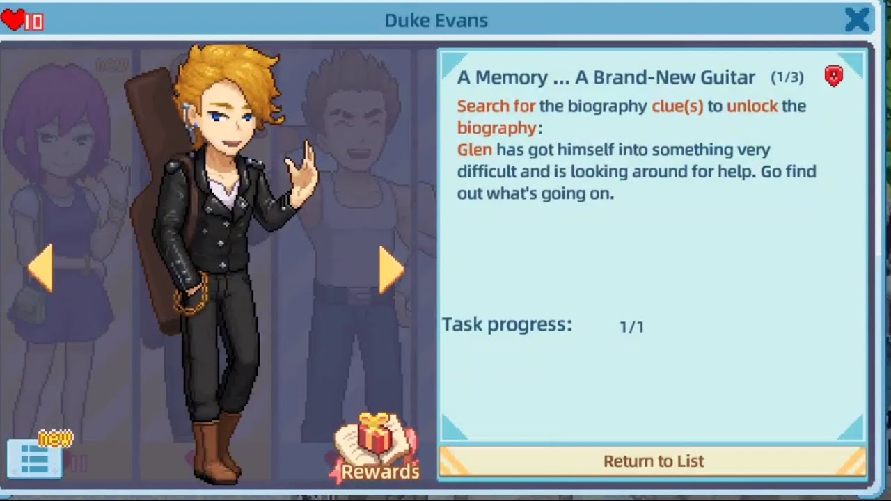 Harvest Town ep.38 Duke Evans Biography (A Brand New Guitar🎸) in Harvest Town #harvesttown