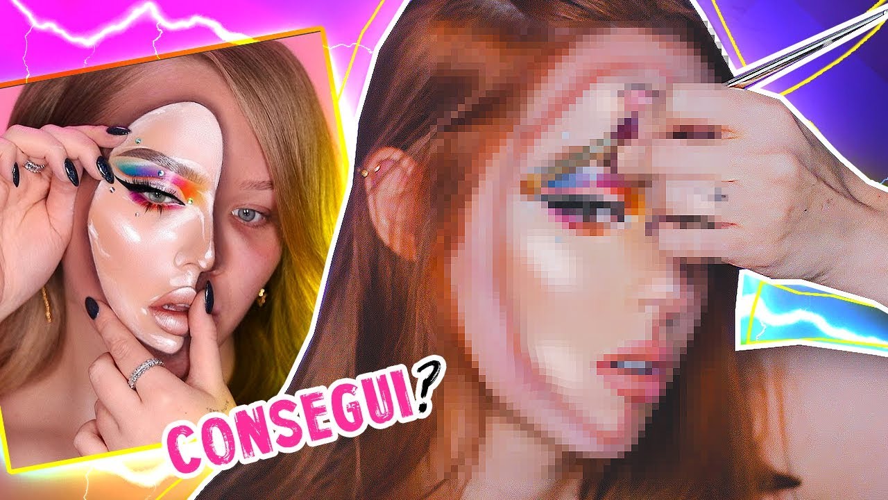 IMITEI A MAKE DE HALLOWEEN DA NIKKIE TUTORIALS