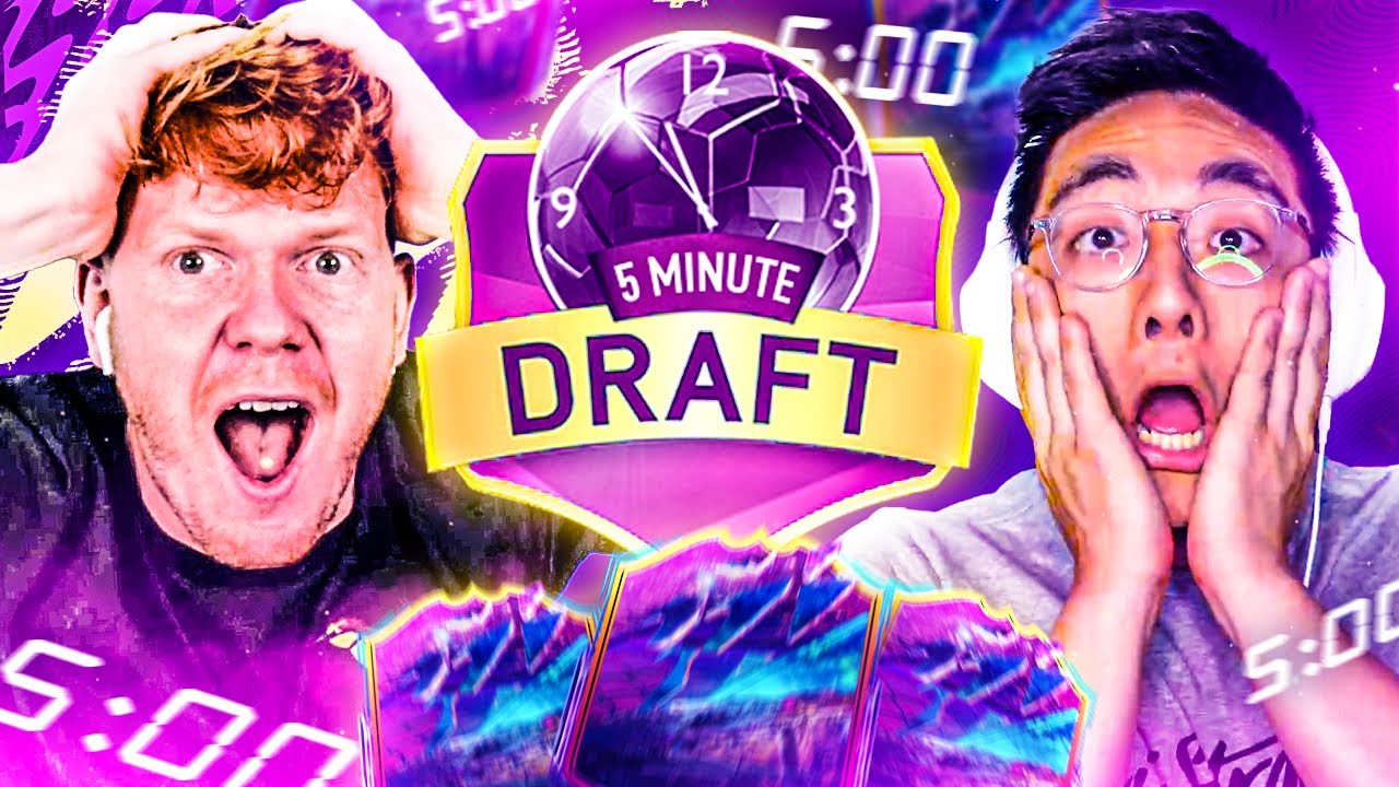 FIFA 22 - WE MATCH UP AGAINST EACHOTHER!! INCREDIBLE 5 MINUTE FUT DRAFT VS @ItsJames - ULTIMATE TEAM