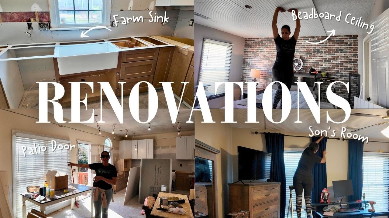 Epic Home Makeover Continues: Kitchen, Bedroom, Movie Room and Powder Room! A week Vlog
