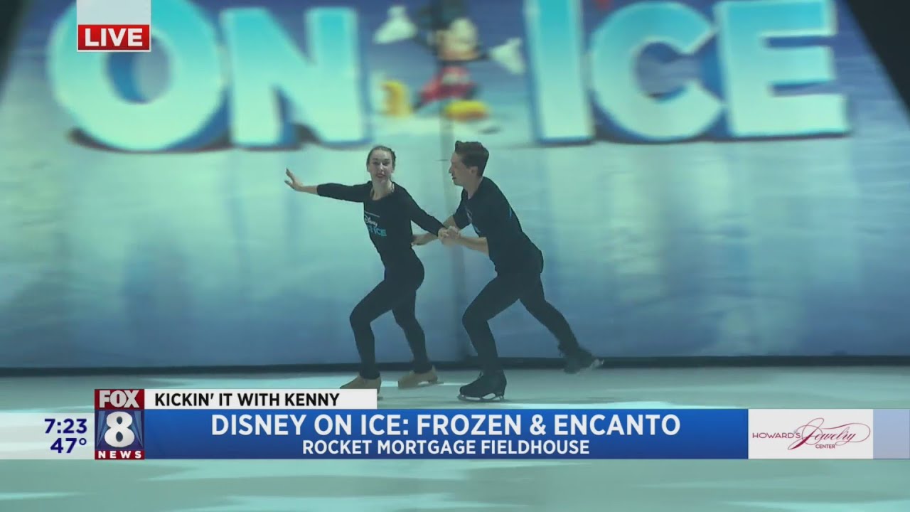 Kenny's behind the scenes with Disney On Ice
