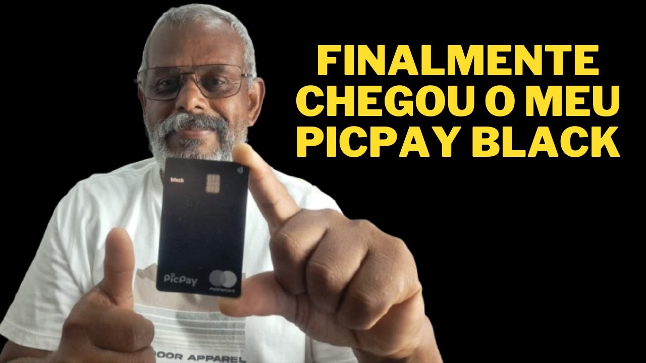 💳O MEU CART&Atilde;O DE CR&Eacute;DITO MASTERCARD BLACK PICPAY FINALMENTE ESTA EM MINHA M&Atilde;O
