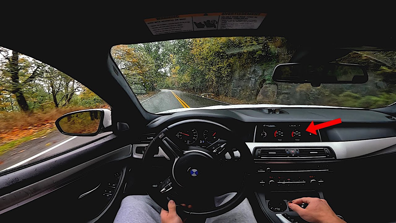 TUNED BMW M5 ⚠️slippery when wet ⚠️ POV DRIVE  (GOPRO HERO 12)