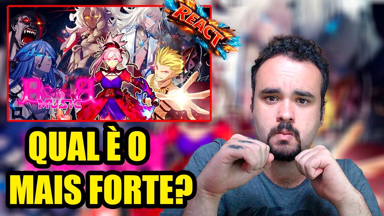 REACT ♫ Elite da Humanidade | Grand Servants (Fate/Grand Order) | ESPECIAL 4K || CANAL DA BB