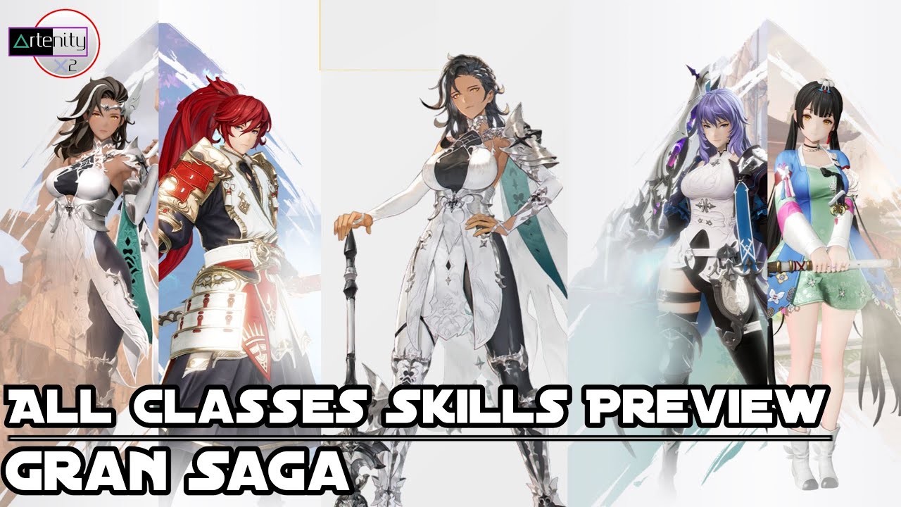 Gran Saga: All Classes Skills Preview [MMORPG Mobile on Android/iOS]