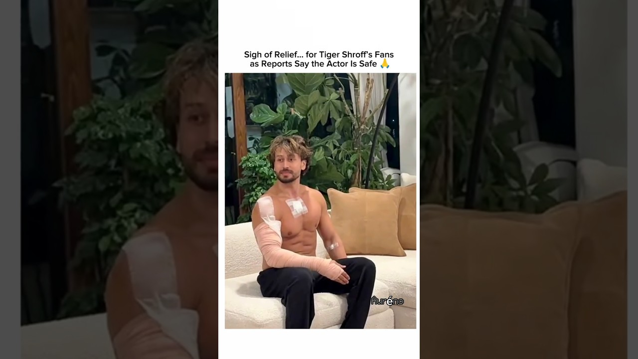 Thankfully, Tiger Shroff Is Safe 🙏#tigershroff #shortsfeed #viral#recentnews #tigershroffstatus