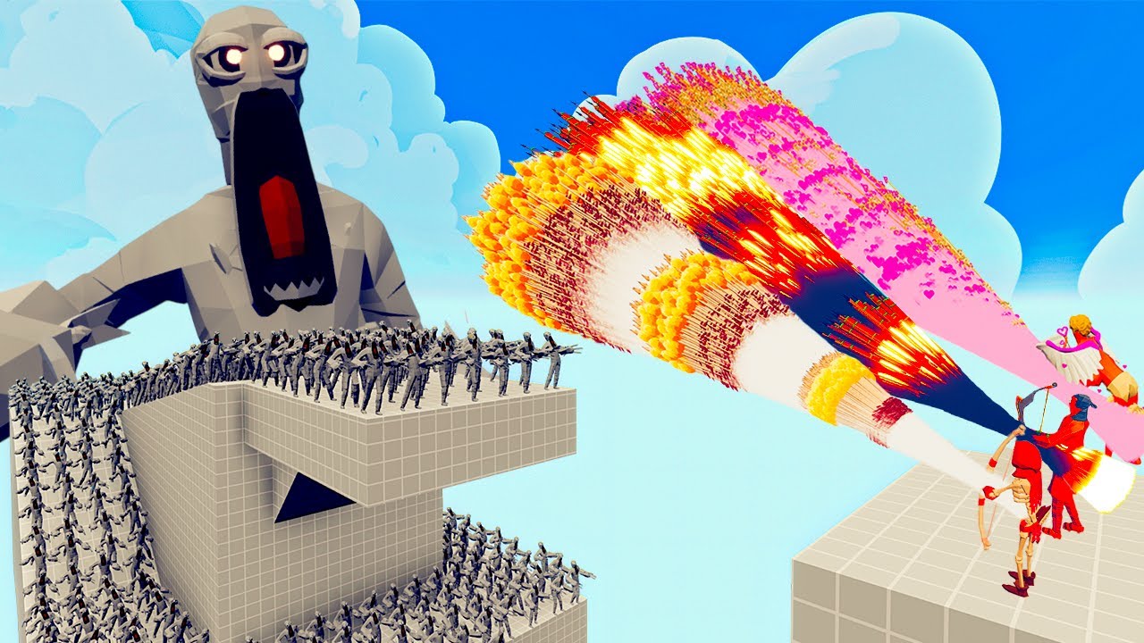 100x SCP 096 + 1x GIANT vs 3x EVERY GOD   Totally Accurate Battle Simulator TABS