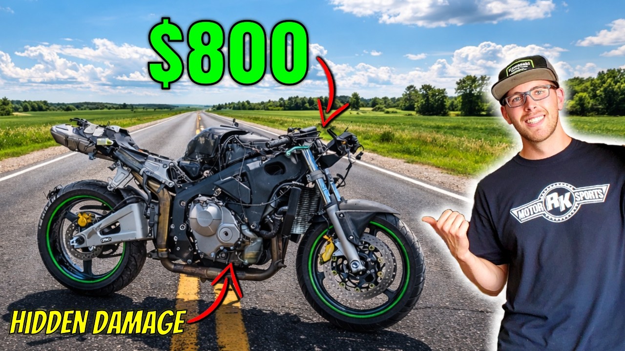 Я купил мотоцикл за 800 долларов на Facebook (ужасная идея).