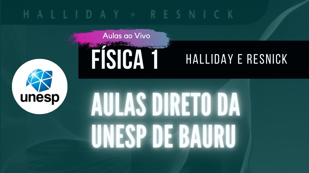 AO VIVO - UNESP | Capítulo 4| Halliday - Vol. 1