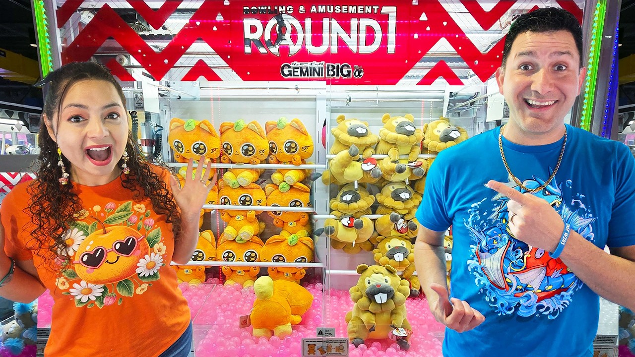 These Claw Machines SURPRISED us! Good and Bad! 