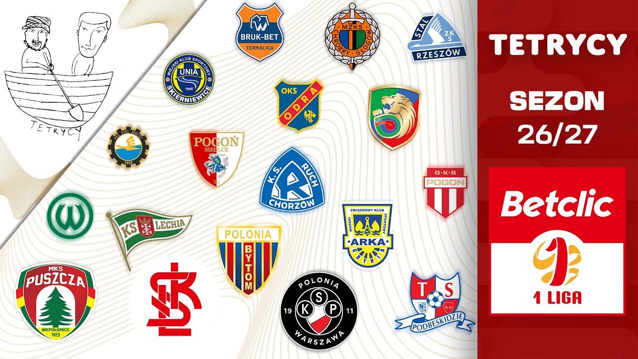 WRACA BETCLIC 1. LIGA 🥹 | SKARB TETRYK&Oacute;W 2026/27