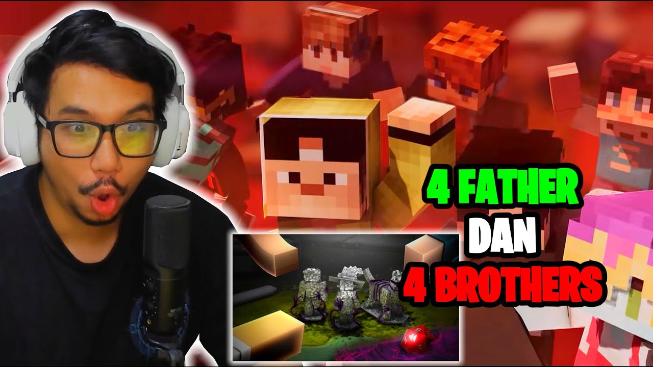 REACTION YOUTUBE REWIND MINECRAFT 4 FATHERS BERSATU BERSAMA 4 BROTHERS !! KECE PARAH