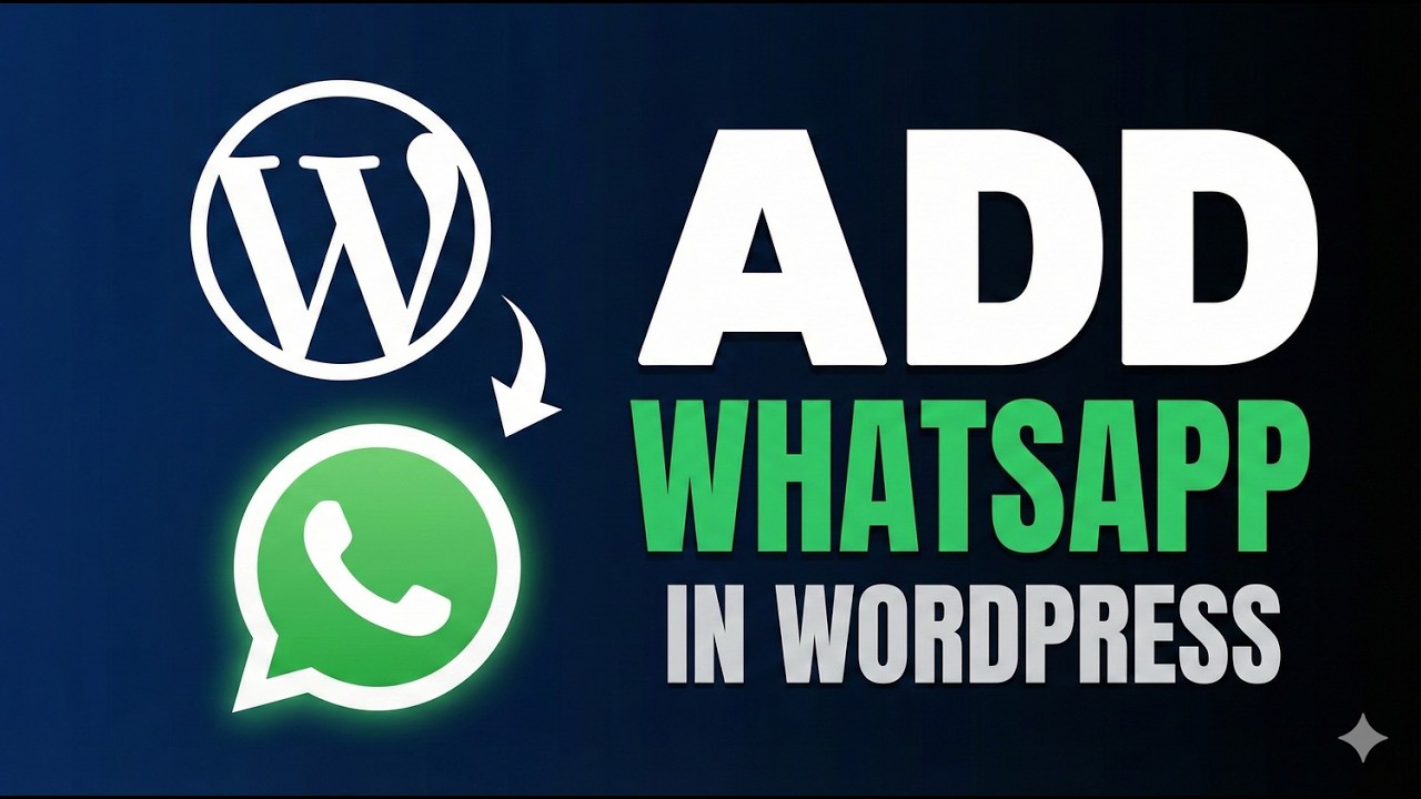 How to Add WhatsApp Chat Button in WordPress (Step-by-Step | 2026)