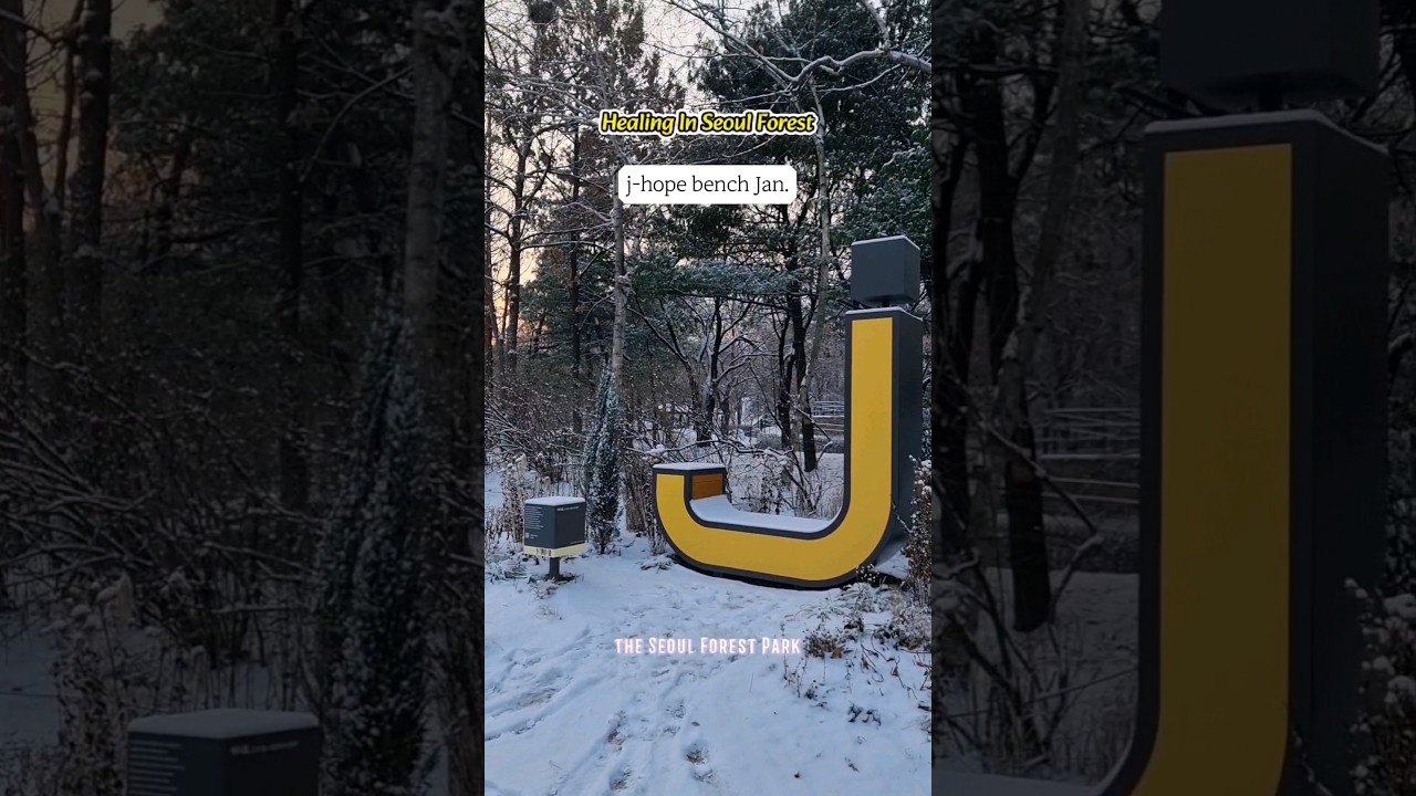 j-hope (제이홉) bench❤️ Jan.::Healing in Seoul Forest