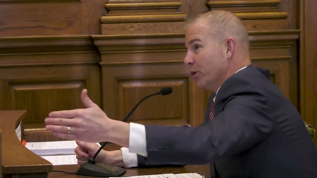 Missouri Sen. Rick Brattin Presents SB 1617 in Committee