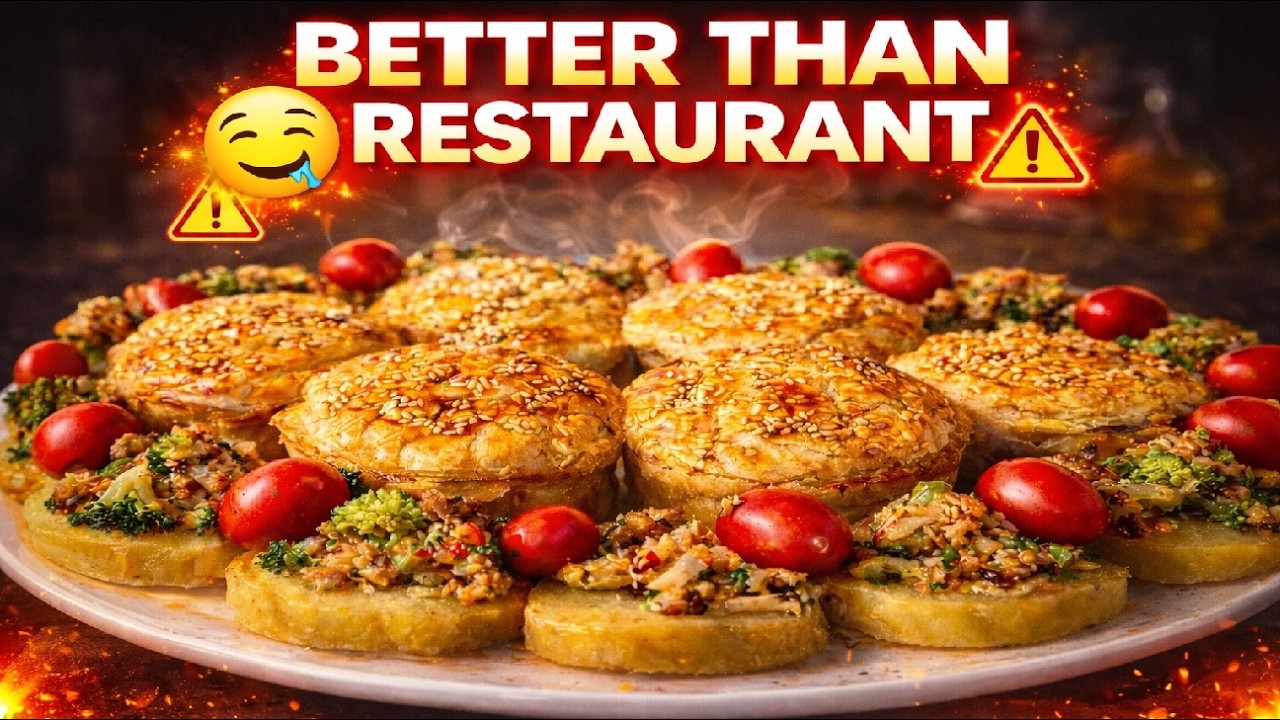 Better Than Restaurant! Savory Chicken & Broccoli Puff Pastry Cups |