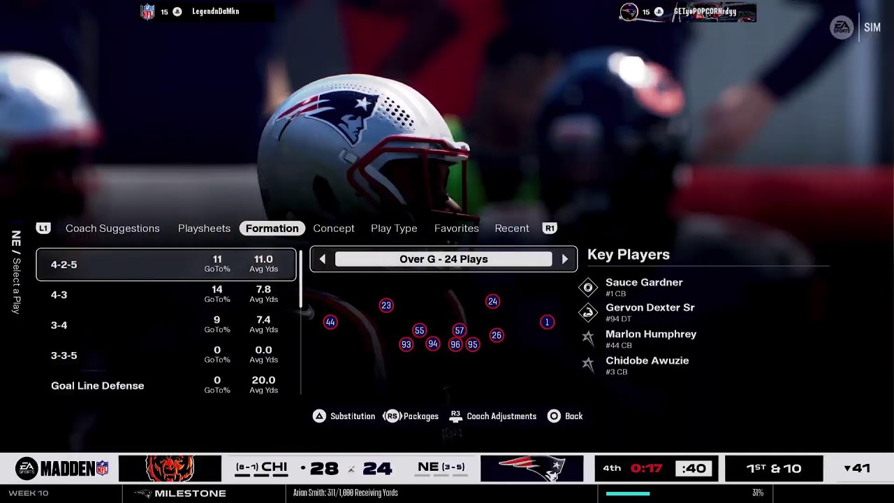 RNR S4 W10: Vs Chicago Bears