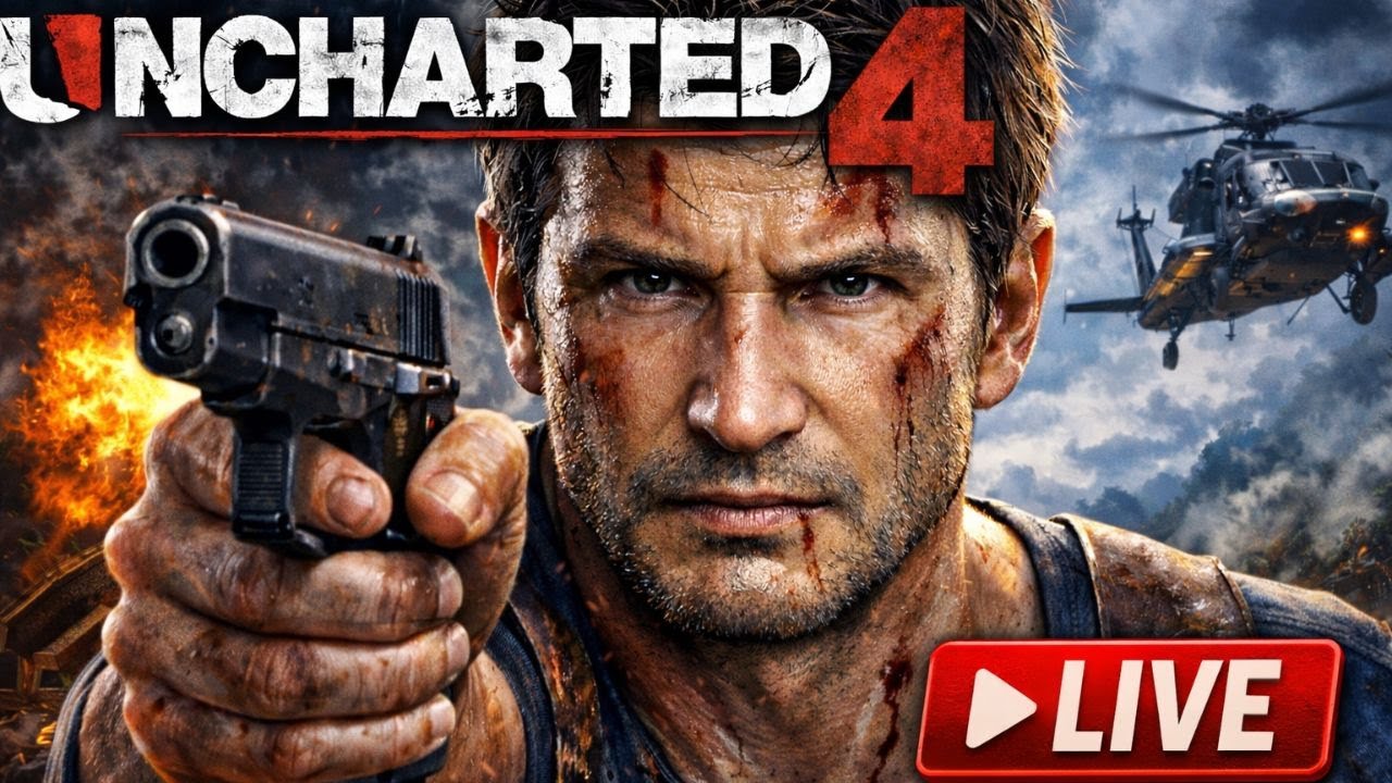 🔥Action Itna Ki Saans Ruk Jaye | UNCHARTED 4  LIVE | MrZarKade