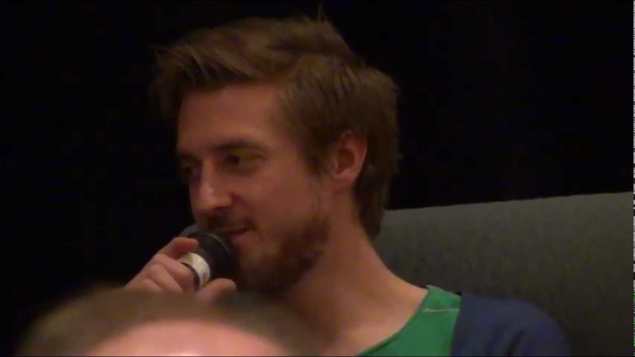 Arthur Darvill talks about the Pond family in Q&A session at Hurricane Who