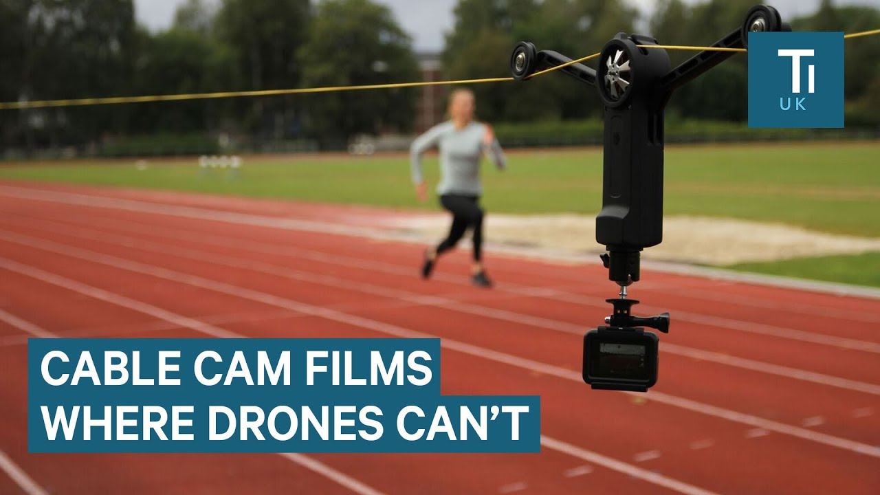 Cable Camera Mount Can Film Tracking Shots Where Drones Can't