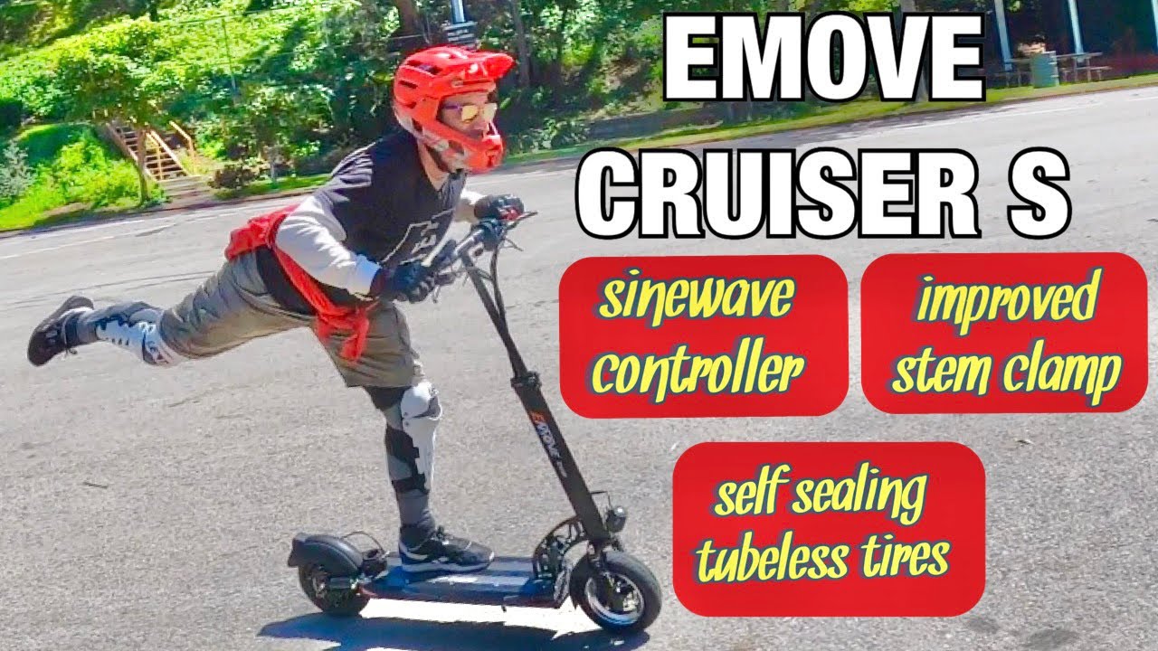 Emove Cruiser S | ОБНОВЛЕНИЕ КОНТРОЛЛЕРА SINEWAVE. Запас хода 50 миль, скорость 30 миль/ч. Академ...