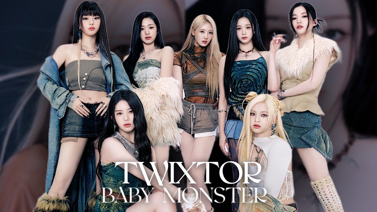 SLOWMO Twixtor [BABYMONS7ER] VISUAL FILM clips for edits comeback teaser ahyeon