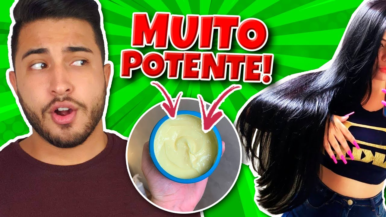 A melhor HIDRATAÇÃO para cabelo RESSECADO e QUEBRADIÇO! Hidratação PROFUNDA EM CASA!