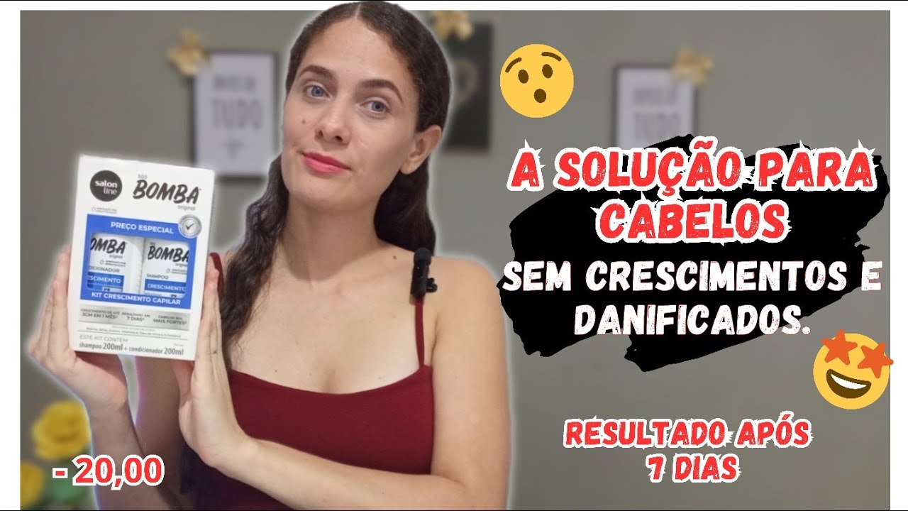 Comprei o KIT SOS BOMBA da SALON LINE (Unboxing+Resenha)