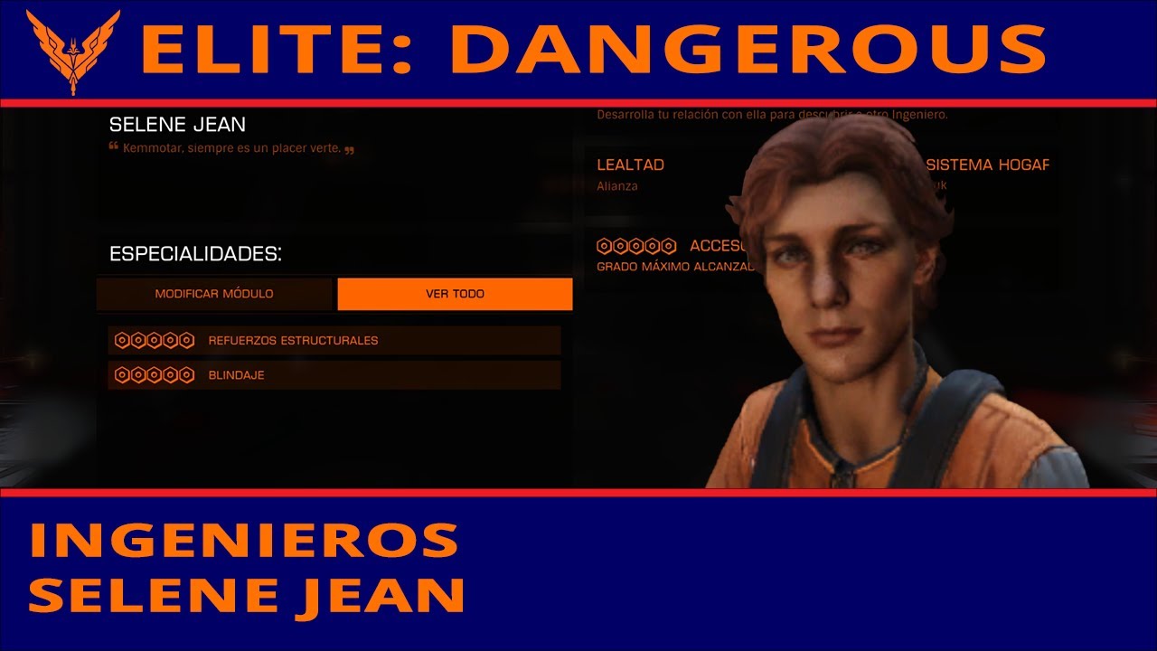 [Elite: Dangerous] Ingenieros: Selene Jean