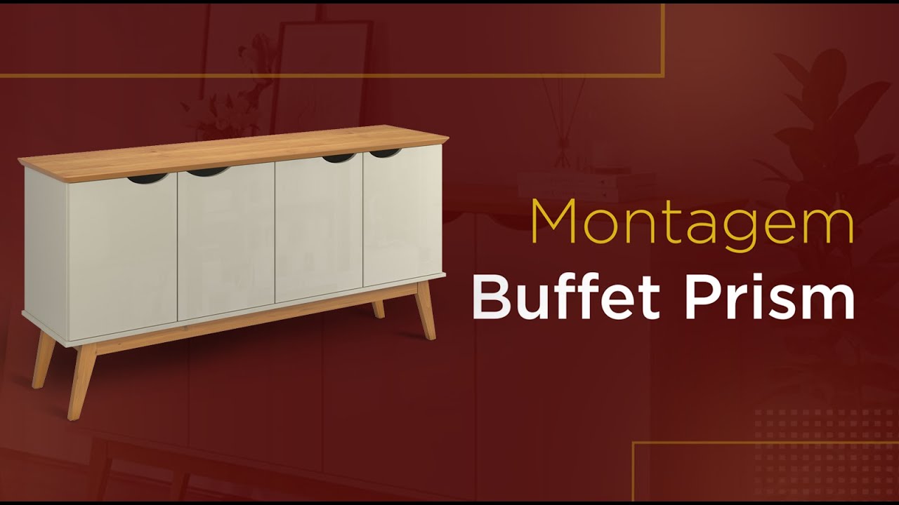 Como Montar Buffet Prism - Patrimar M&oacute;veis