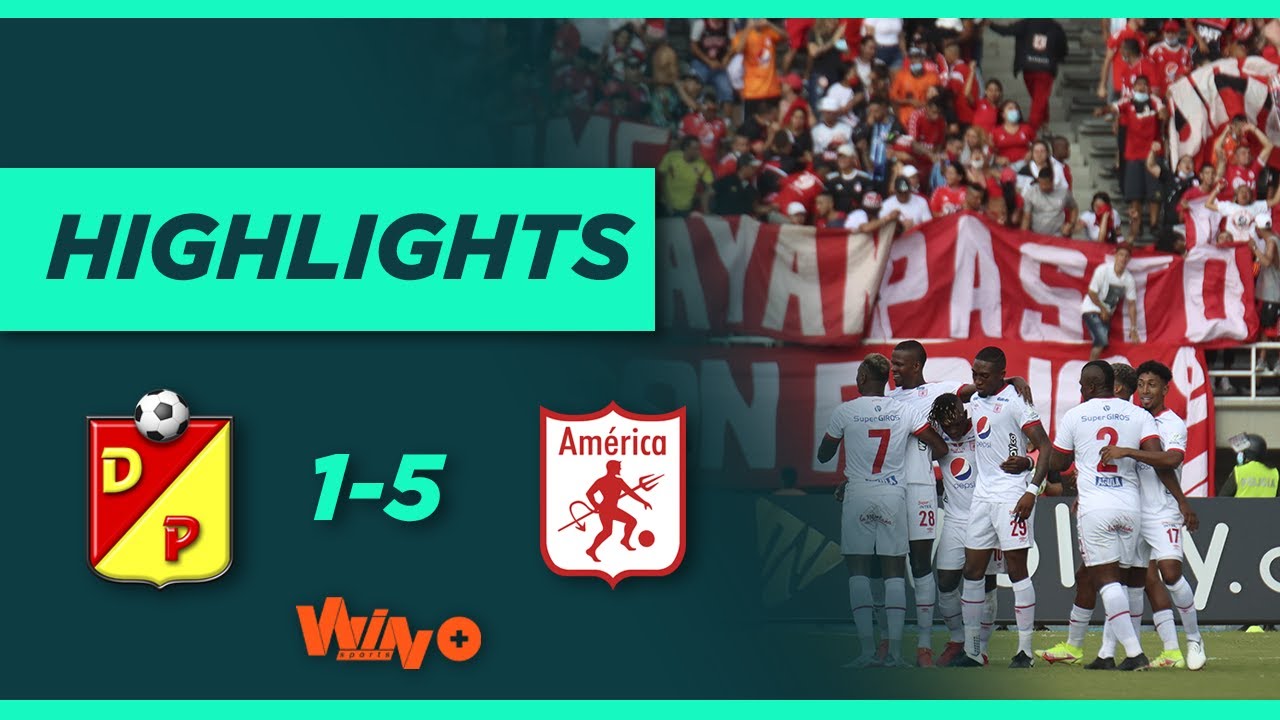Pereira vs América (Goles y Highlights) Liga BetPlay Dimayor 2021-II | Fecha 20