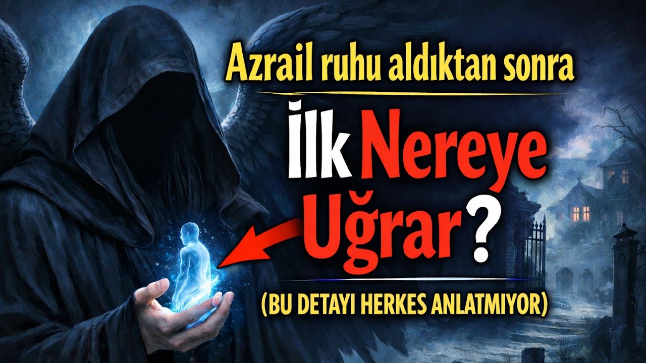 Azrail ruhu aldıktan sonra ilk nereye uğrar ( BU DETAYI HERKES ANLATMIYOR )