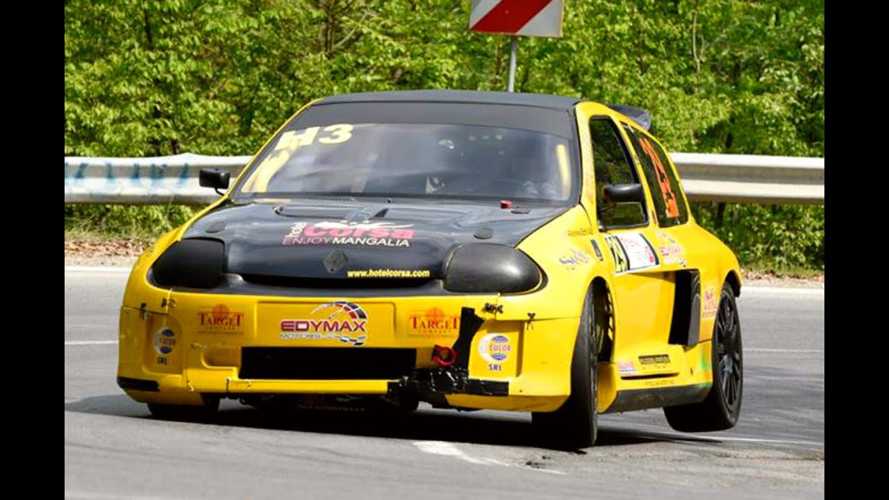 RENAULT Maximum Attack Hillclimb Brasov 2015 - Flat out Clio RS R3 V6 Megane