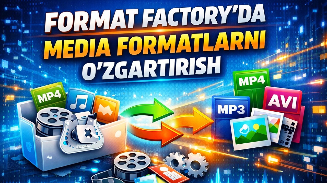 Video Ochilmayaptimi? 1 Ta Dastur Hammasini Hal Qiladi! (Format Factory)