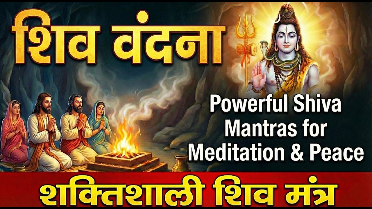 Powerful Shiva Mantras शिव मंत्रों का शक्तिशाली सुरक्षा  कवच | 🔱 | 4K