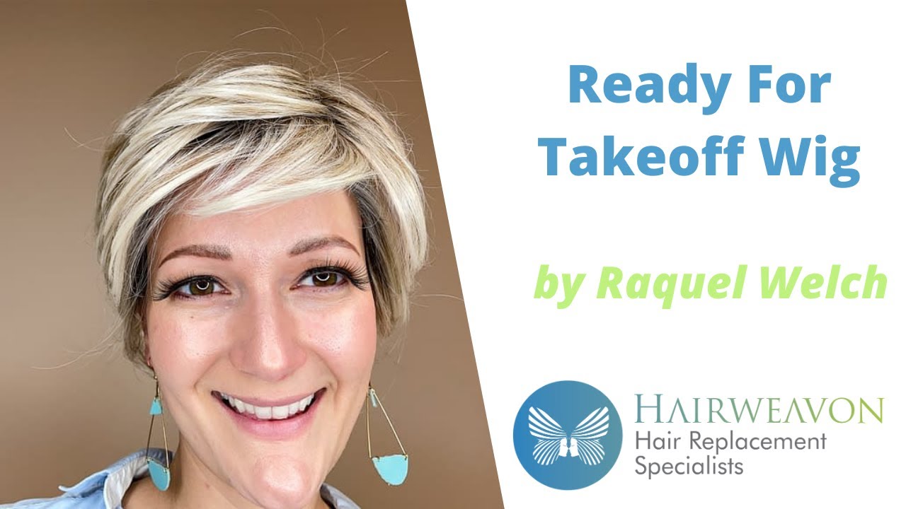 Ready for Takeoff Wig by Raquel Welch | Human Hair Short Style | Colour RL19/23SS Shaded Biscuit