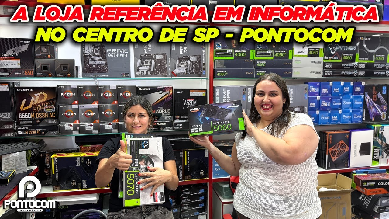 A LOJA REFERÊNCIA EM INFORMÁTICA NO CENTRO DE SP -  PONTOCOM INFORMÁTICA