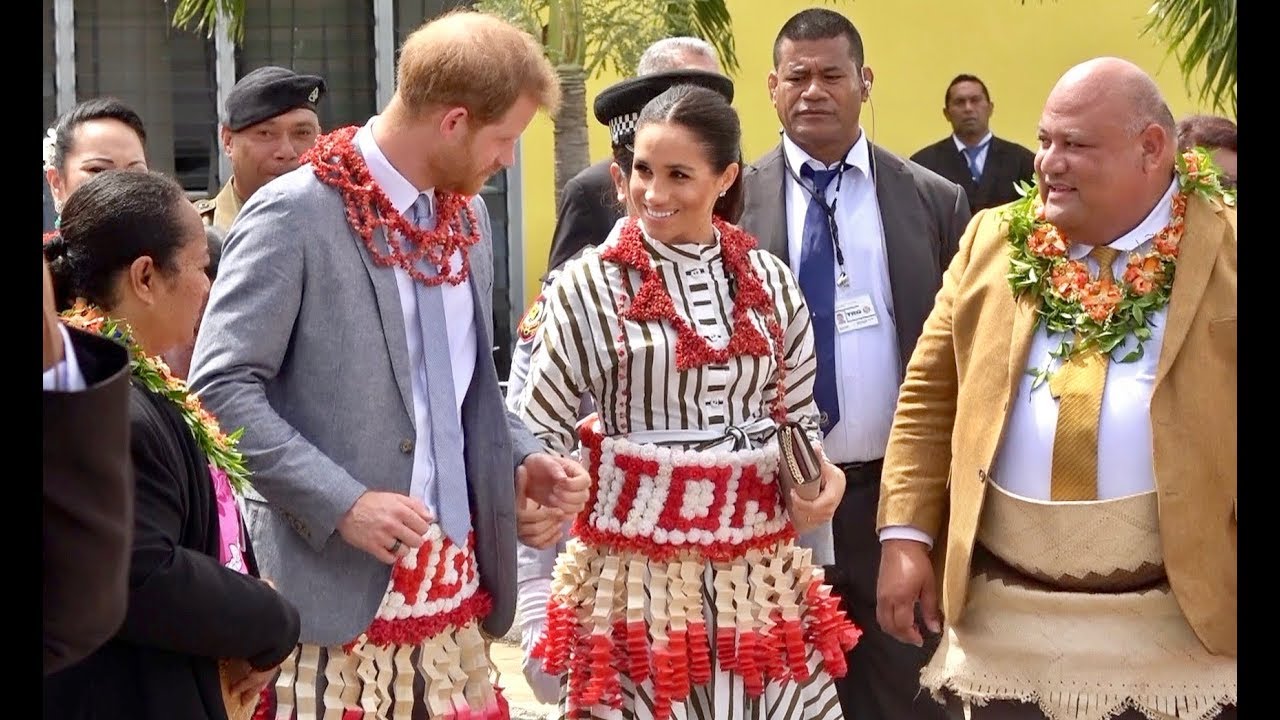 Royal Tour - Duke and Duchess of Susex visit Tongan Youth, Cultural and Tongan Made Exhibition