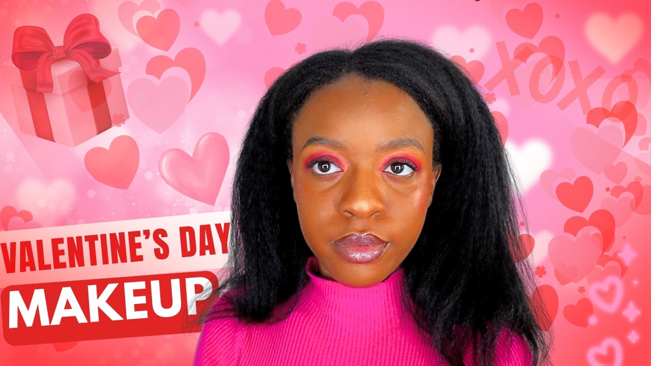 Pink Valentines Day Makeup