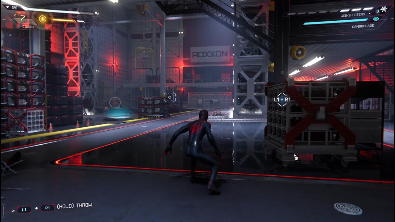 Spider-Man: Miles Morales | Roxxon Lab West Underground Cache Walkthrough | No Commentary (PART 23)