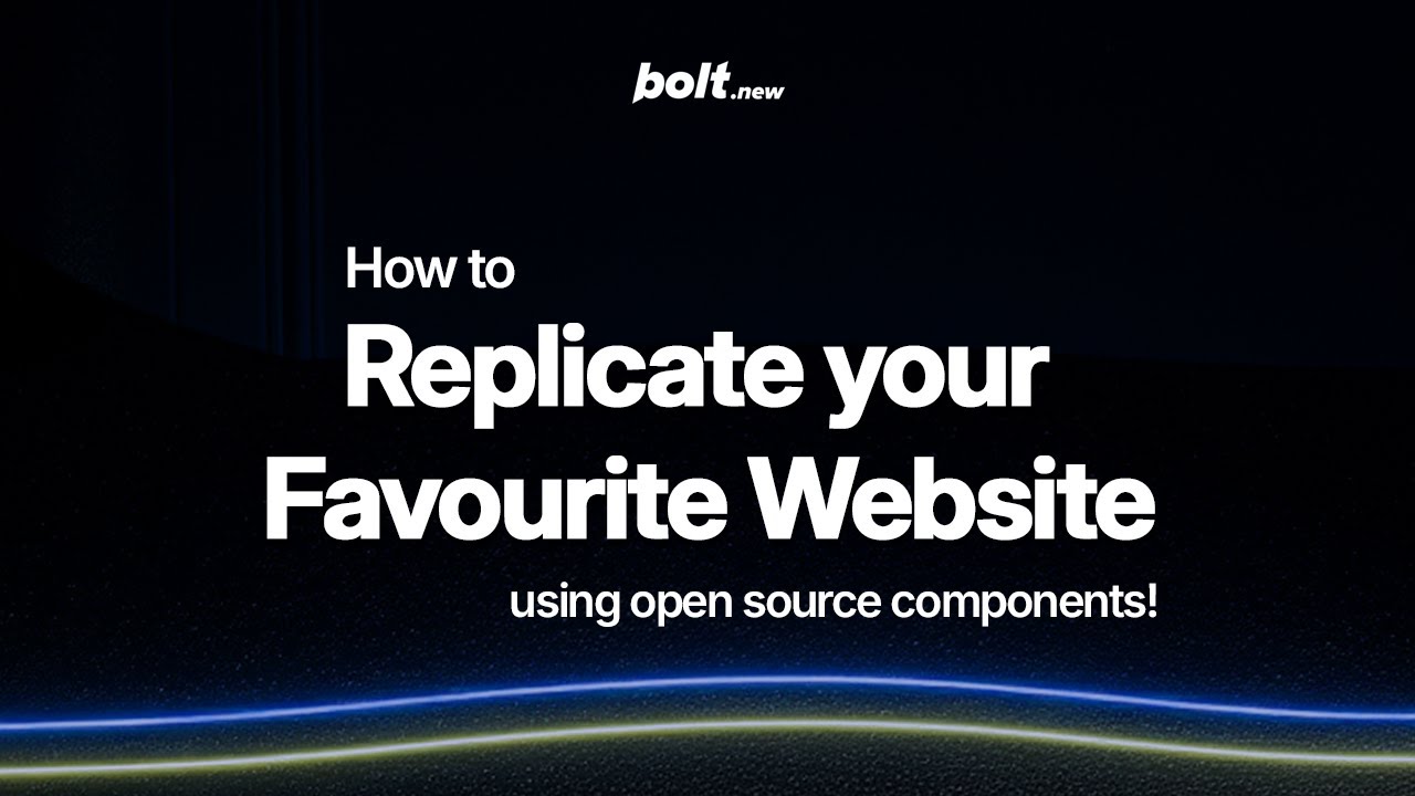Как скопировать любой веб-сайт с помощью ИИ (Bolt.new)